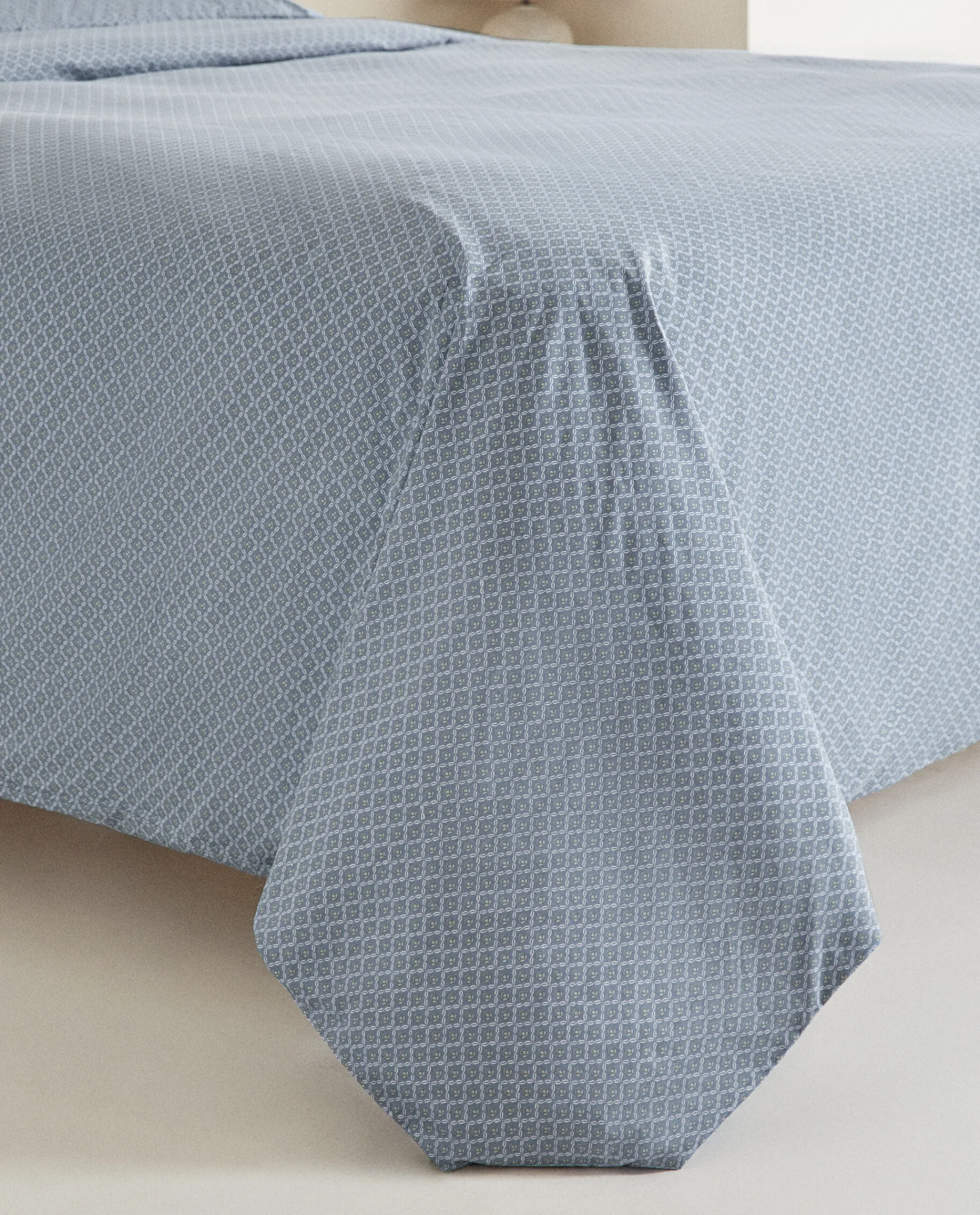 Duvet Covers*ZARA Home Geometric Print Duvet Cover Blue