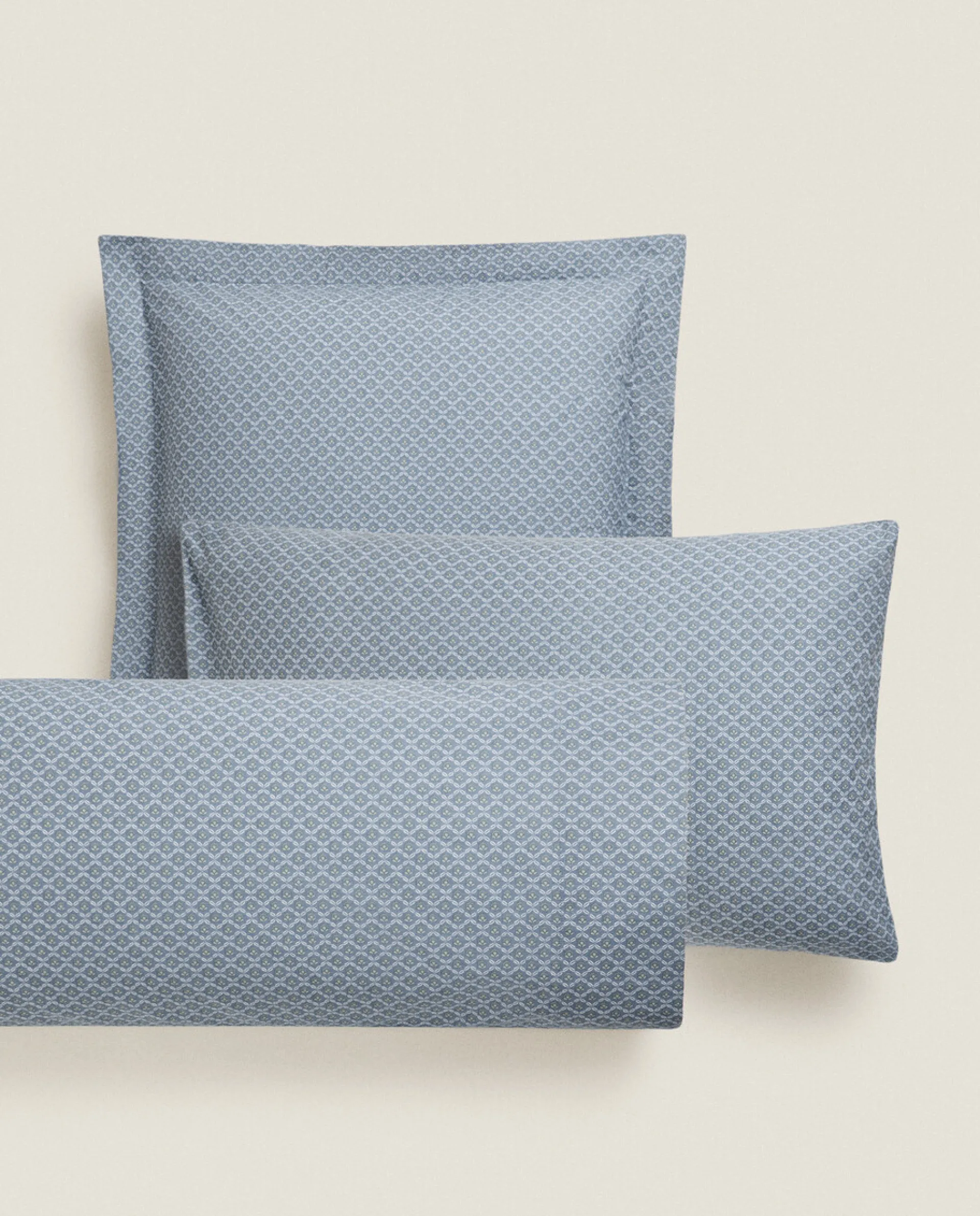 Pillowcases*ZARA Home Geometric Print Pillowcase Blue