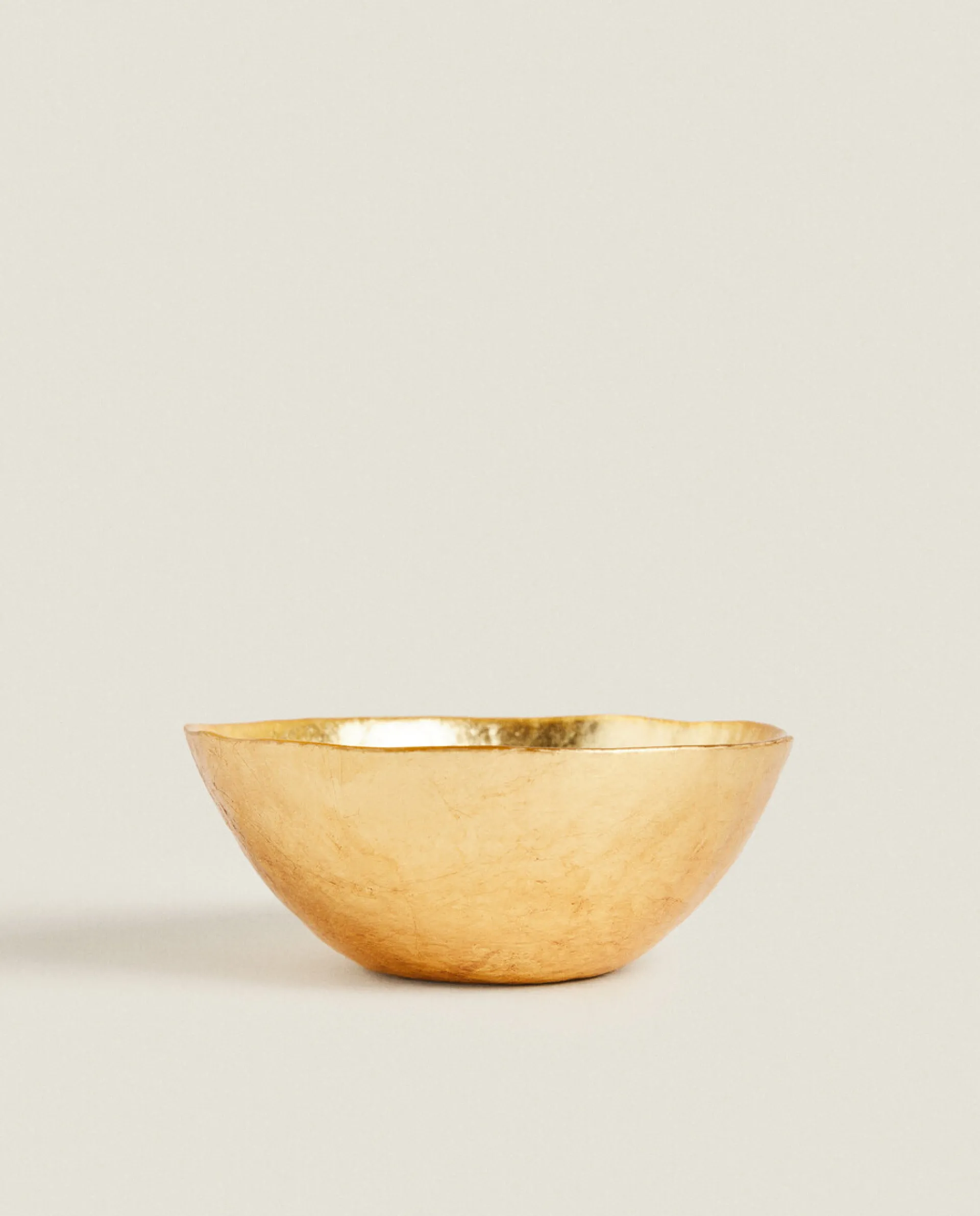 Bowls*ZARA Home Glass Bowl Golden