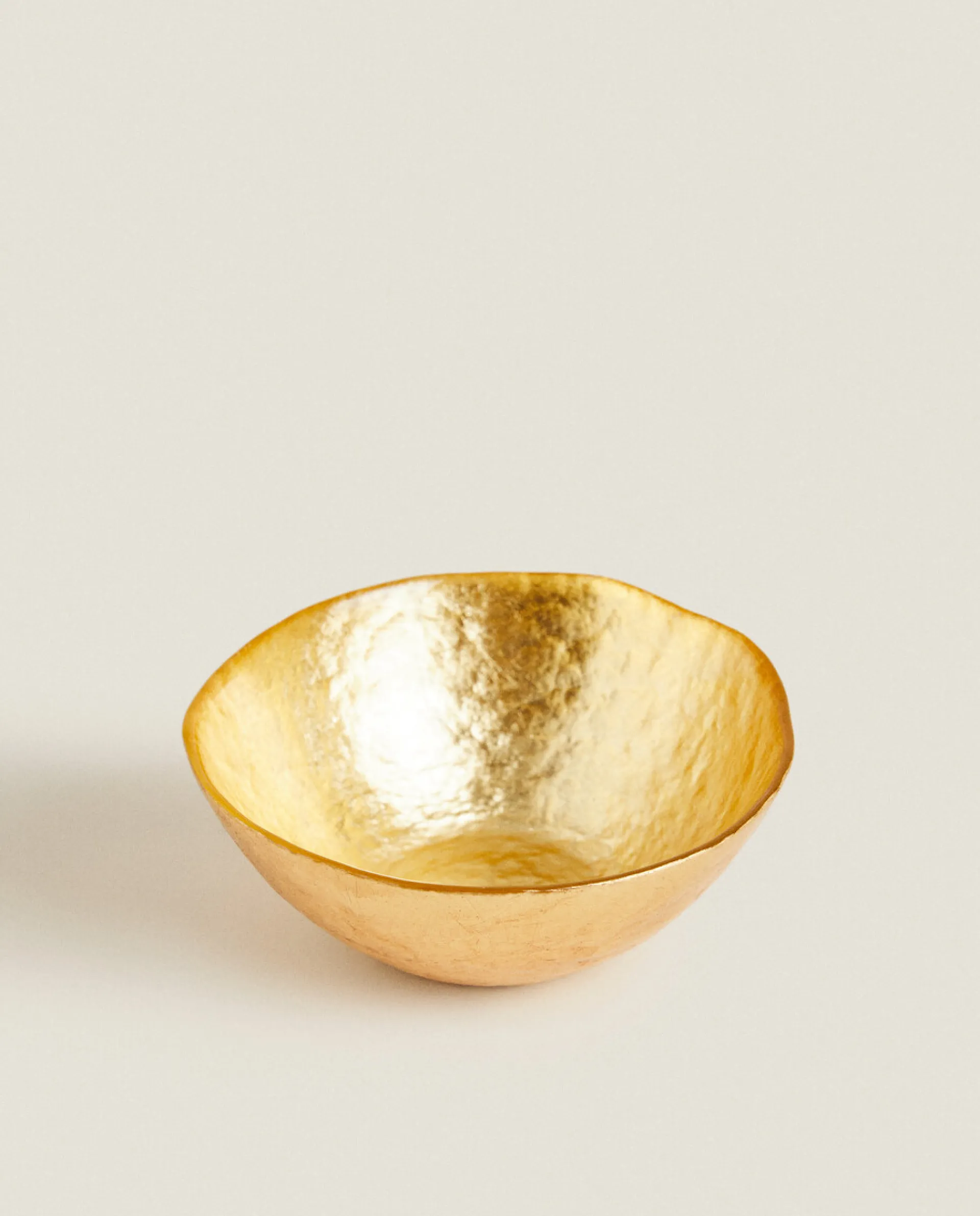 Bowls*ZARA Home Glass Bowl Golden