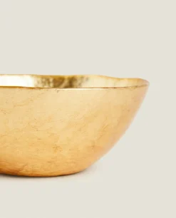 Bowls*ZARA Home Glass Bowl Golden