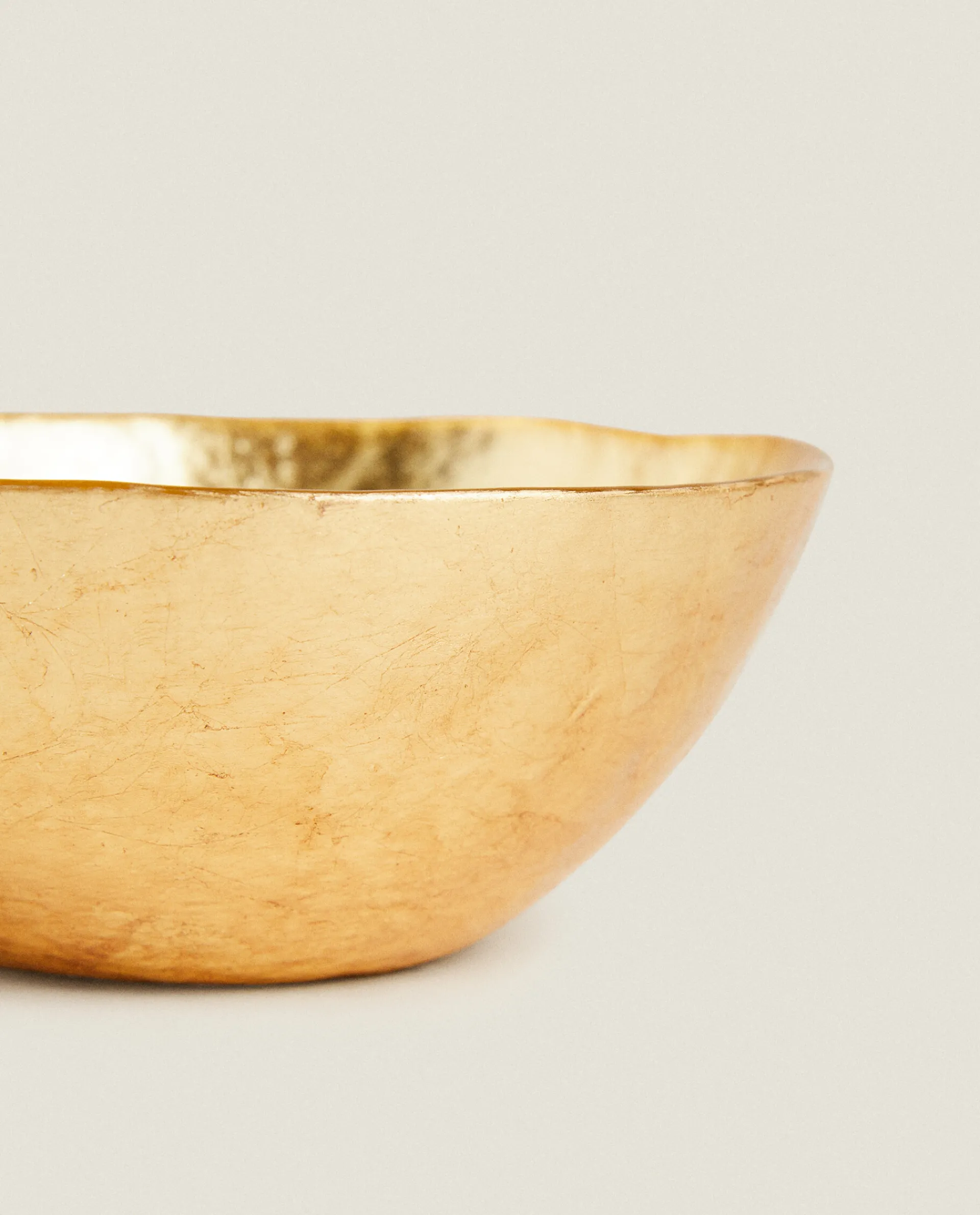 Bowls*ZARA Home Glass Bowl Golden