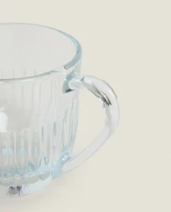 Coffee And Tea*ZARA Home Glass Mug Transparent