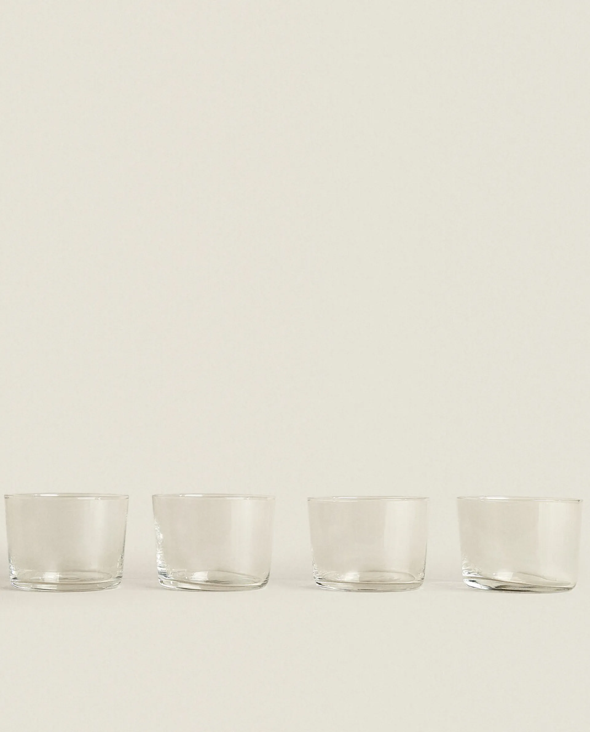 Tumblers*ZARA Home Glass Tumbler (Pack Of 4) Transparent