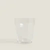 Tumblers*ZARA Home Glass Tumbler With Line Design Transparent