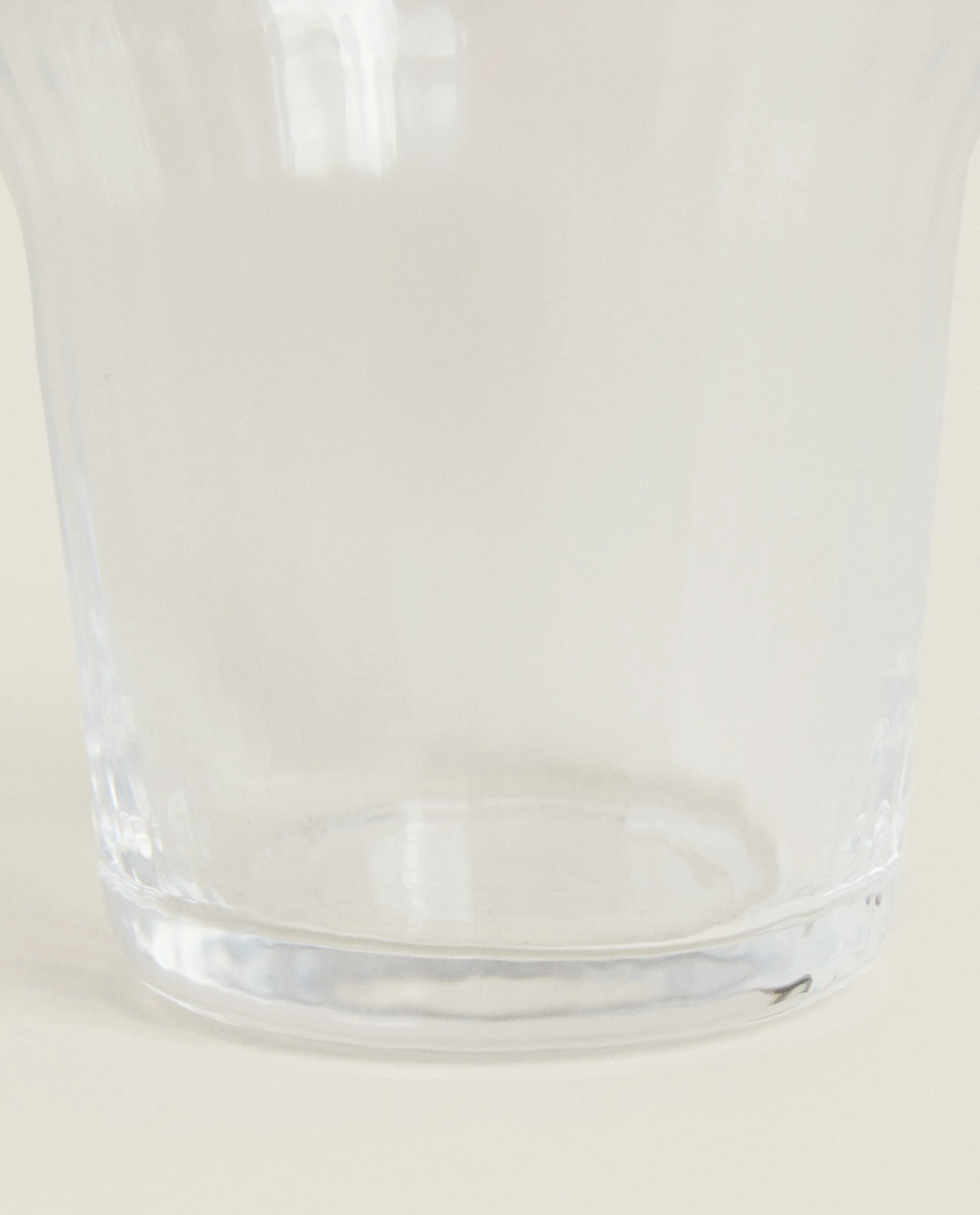 Tumblers*ZARA Home Glass Tumbler With Line Design Transparent