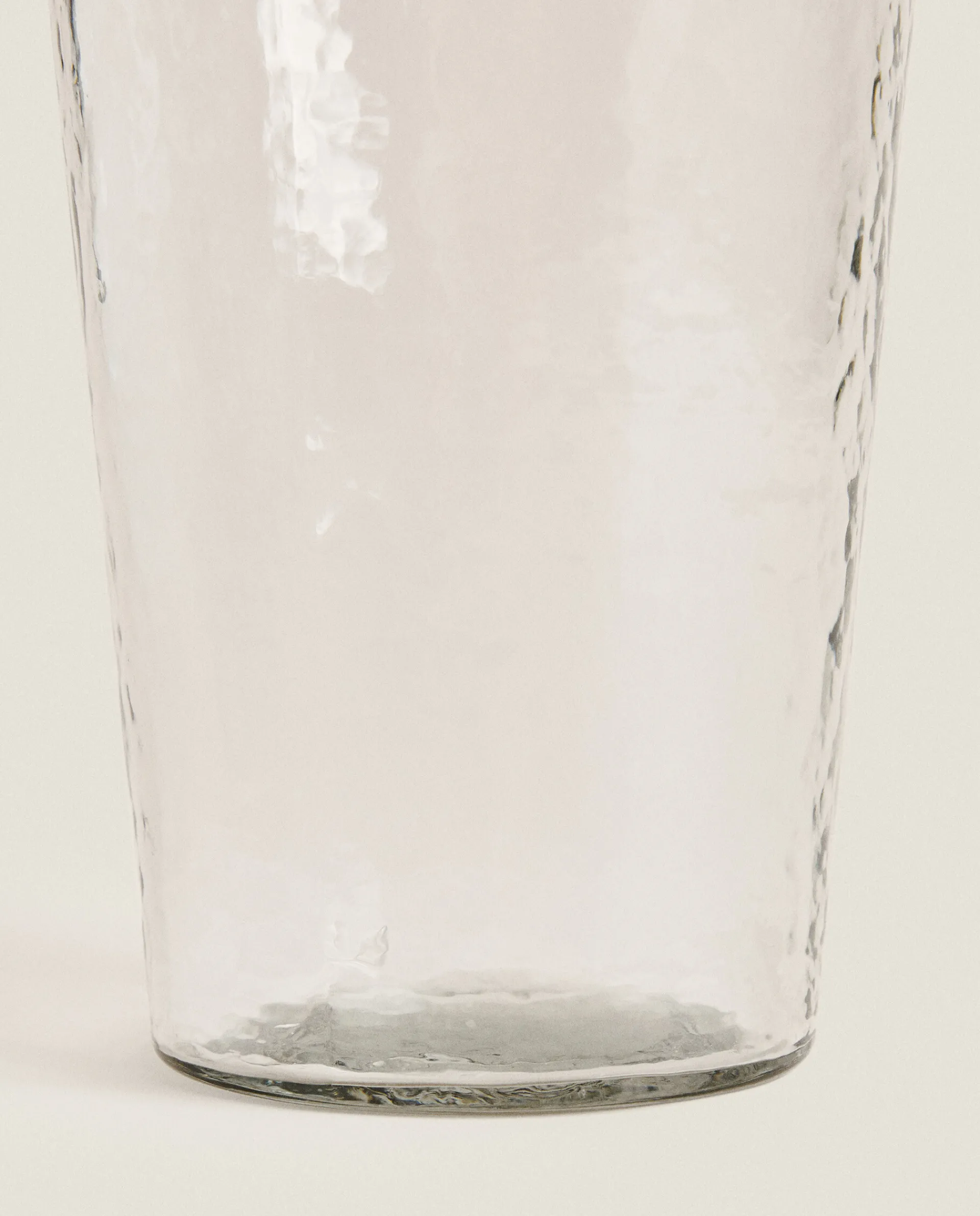 Vases*ZARA Home Glass Vase With Border Transparent