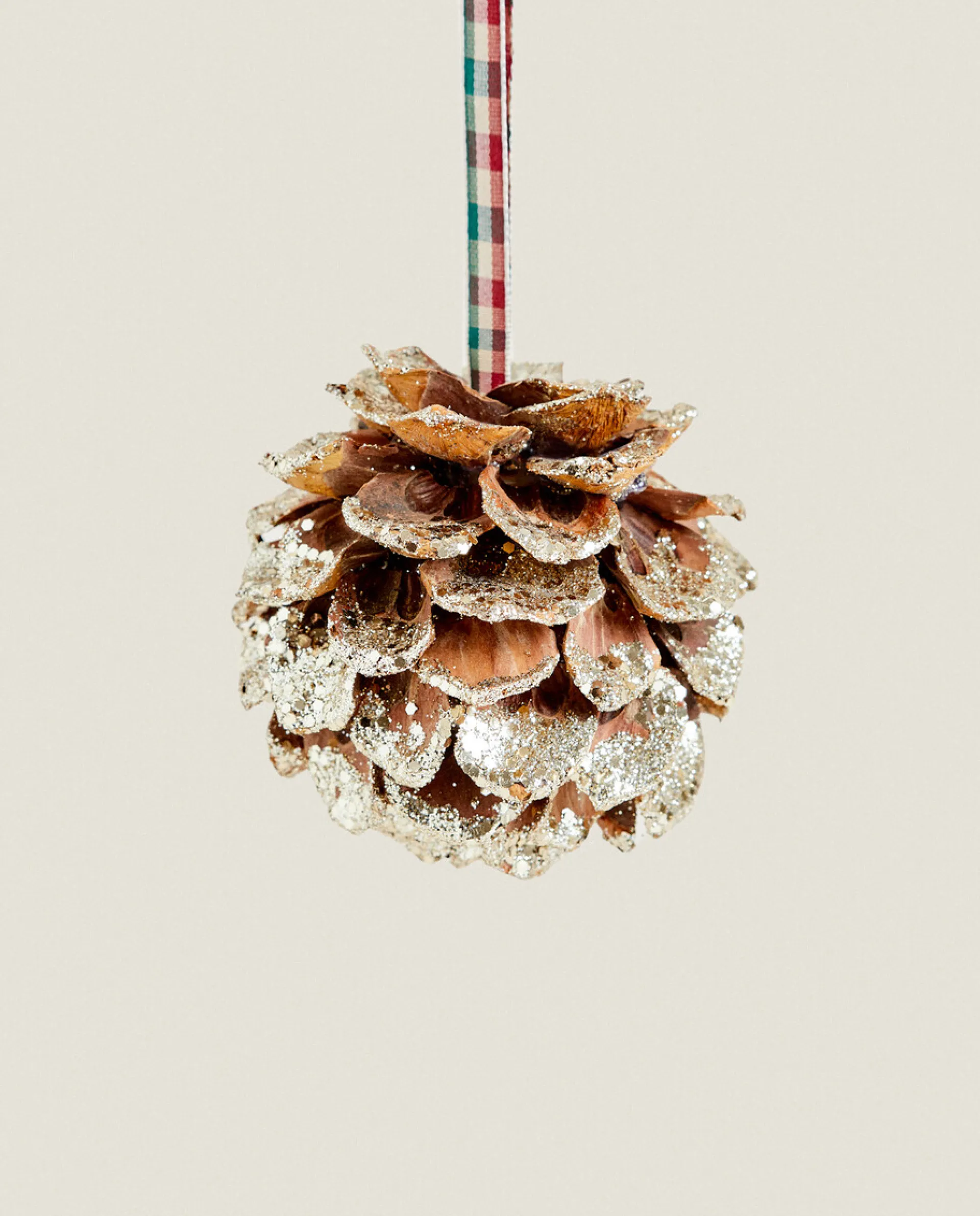 Decoration*ZARA Home Glittery Christmas Pineapple Decoration Brown