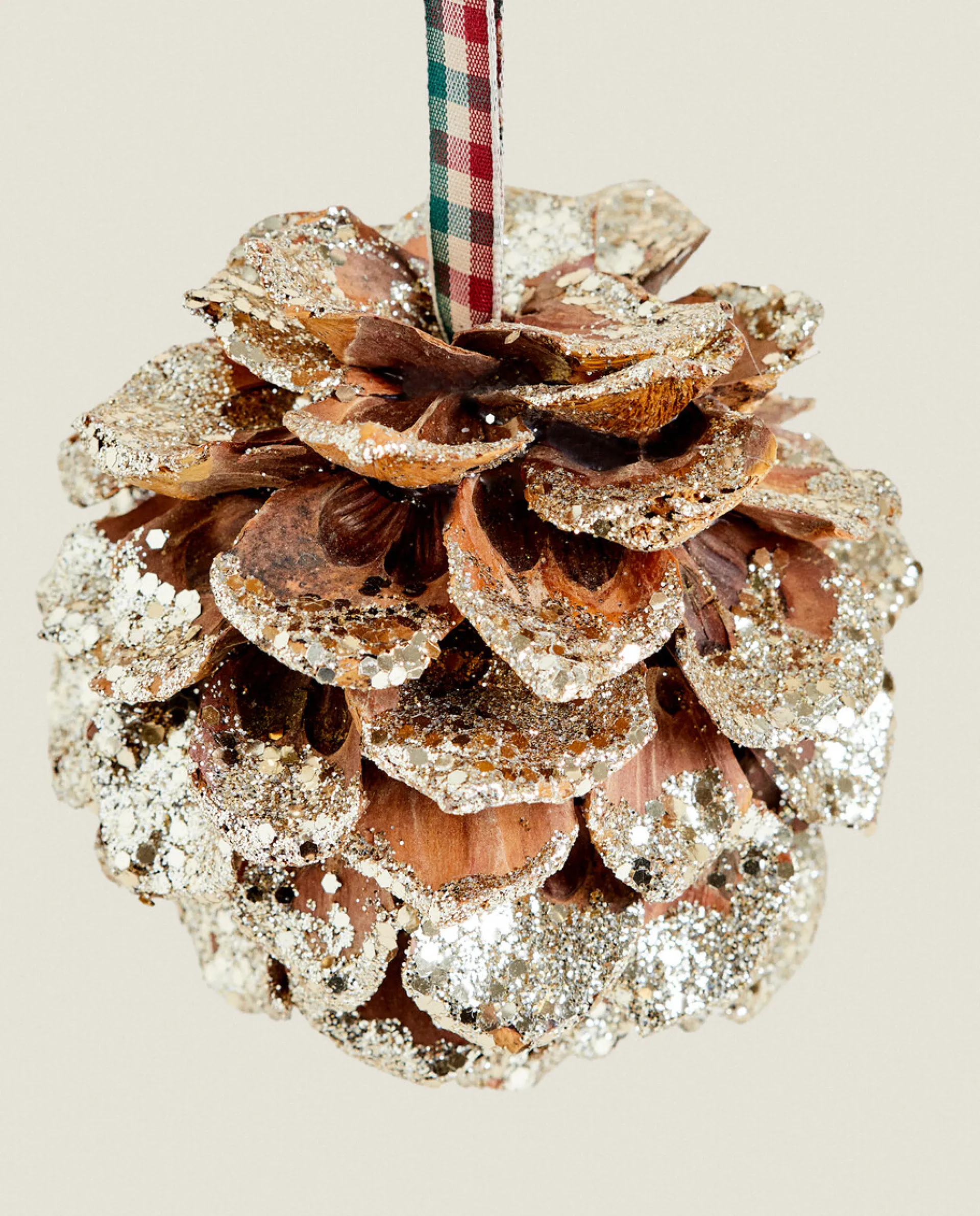 Decoration*ZARA Home Glittery Christmas Pineapple Decoration Brown