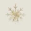 Decoration*ZARA Home Glittery Christmas Snowflake Decoration Golden