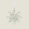 Decoration*ZARA Home Glittery Christmas Snowflake Decoration Silver