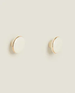 Door Knobs*ZARA Home Gold And Door Knob (Pack Of 2) White