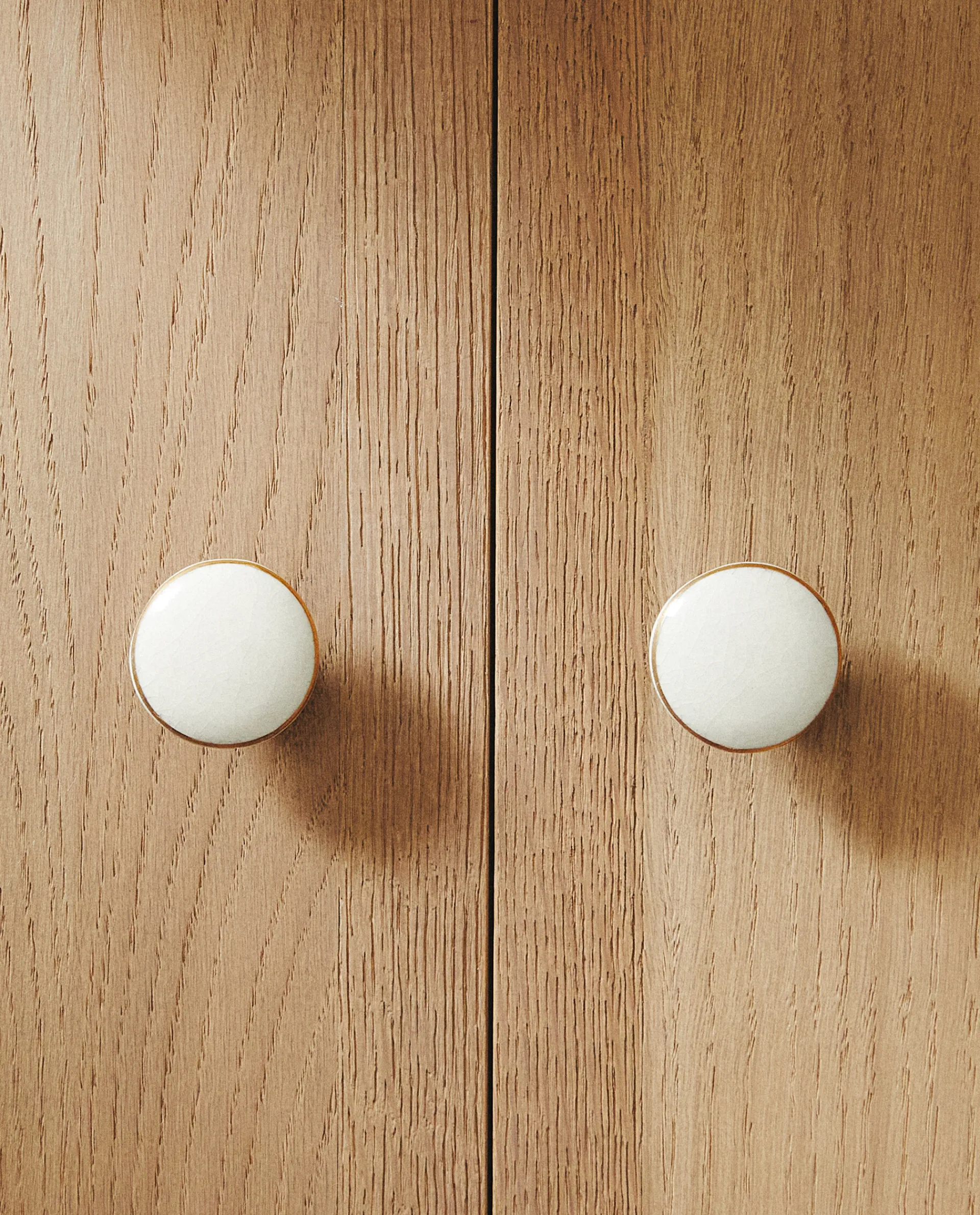 Door Knobs*ZARA Home Gold And Door Knob (Pack Of 2) White