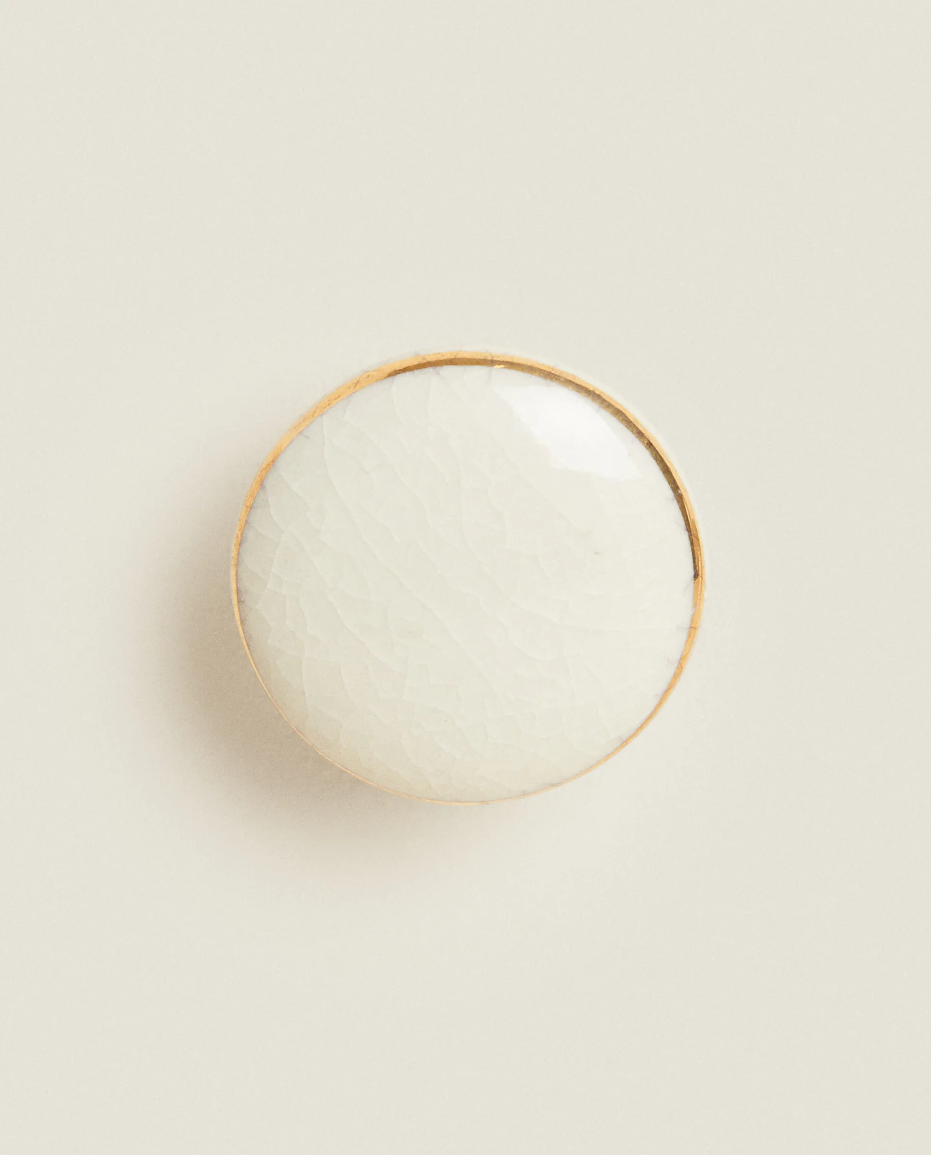 Door Knobs*ZARA Home Gold And Door Knob (Pack Of 2) White