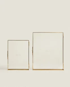 Frames And Canvases*ZARA Home Gold Frame Golden