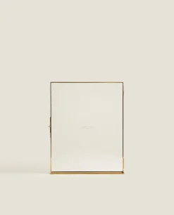 Frames And Canvases*ZARA Home Gold Frame Golden