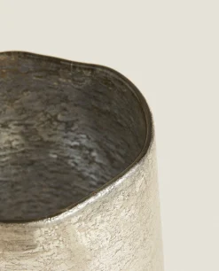 Vases*ZARA Home Gold Glass Vase Golden