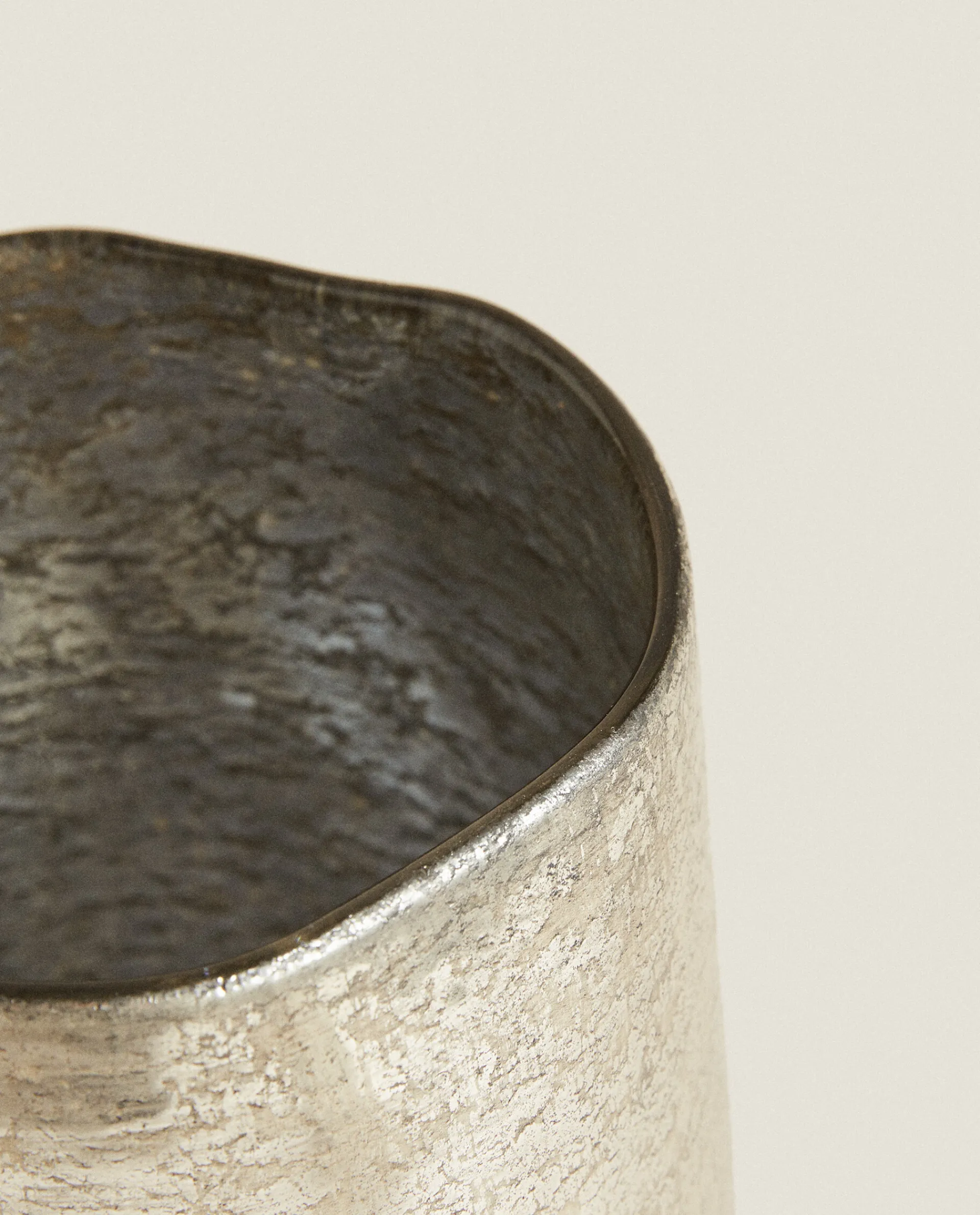 Vases*ZARA Home Gold Glass Vase Golden