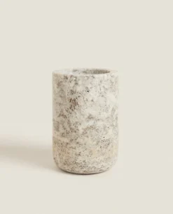 Glasses*ZARA Home Gray Marble Tumbler 4-111