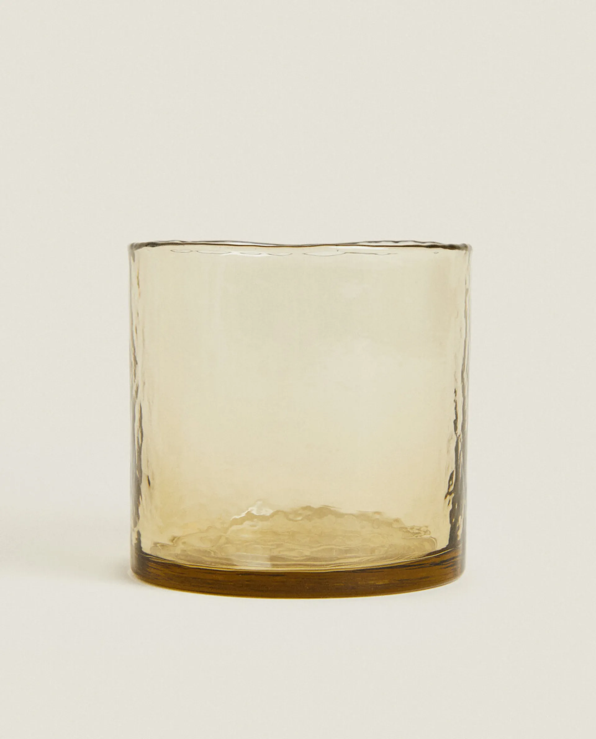 Tumblers*ZARA Home Hammered Glass Tumbler Brown