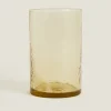 Tumblers*ZARA Home Hammered Glass Tumbler Brown