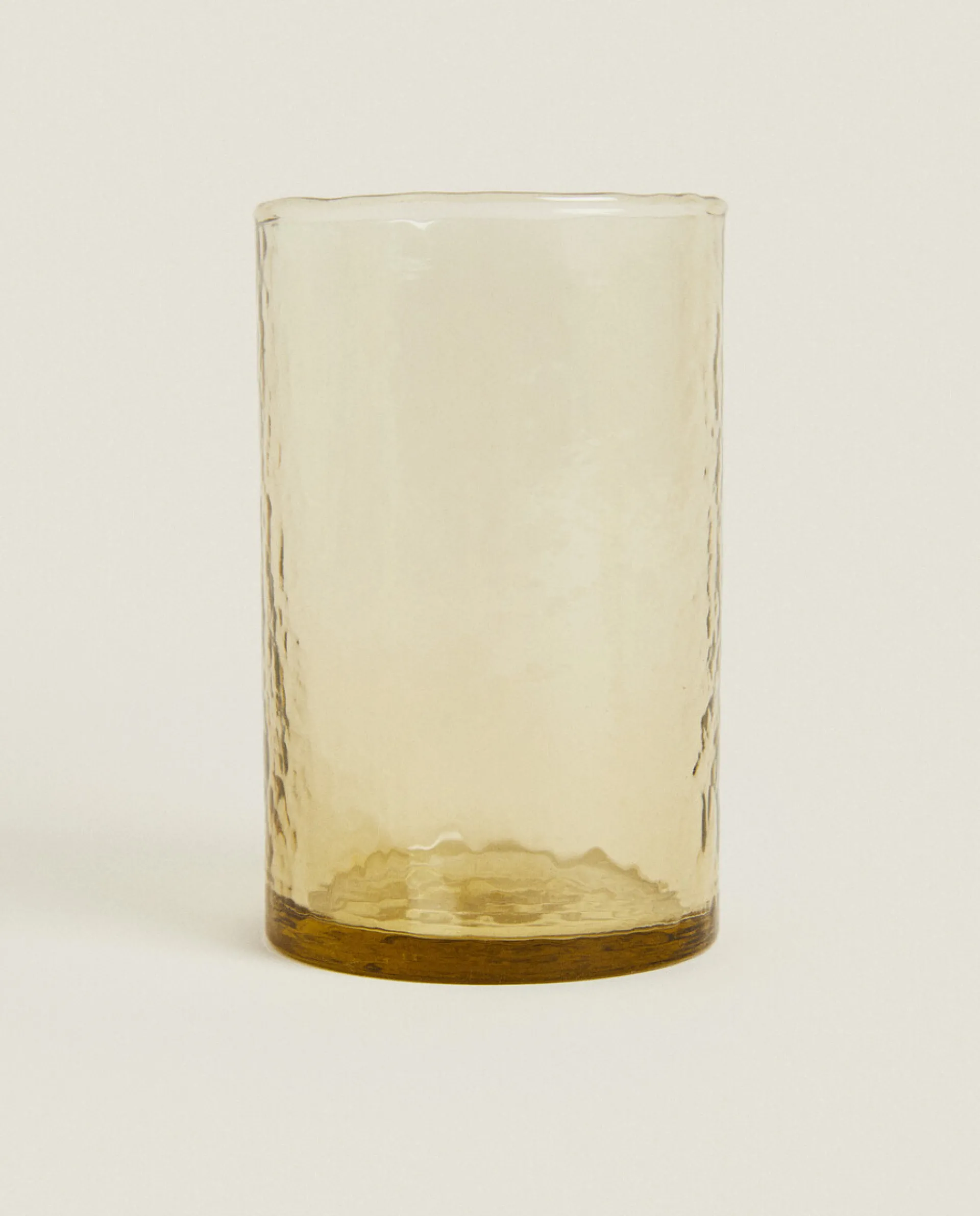 Tumblers*ZARA Home Hammered Glass Tumbler Brown