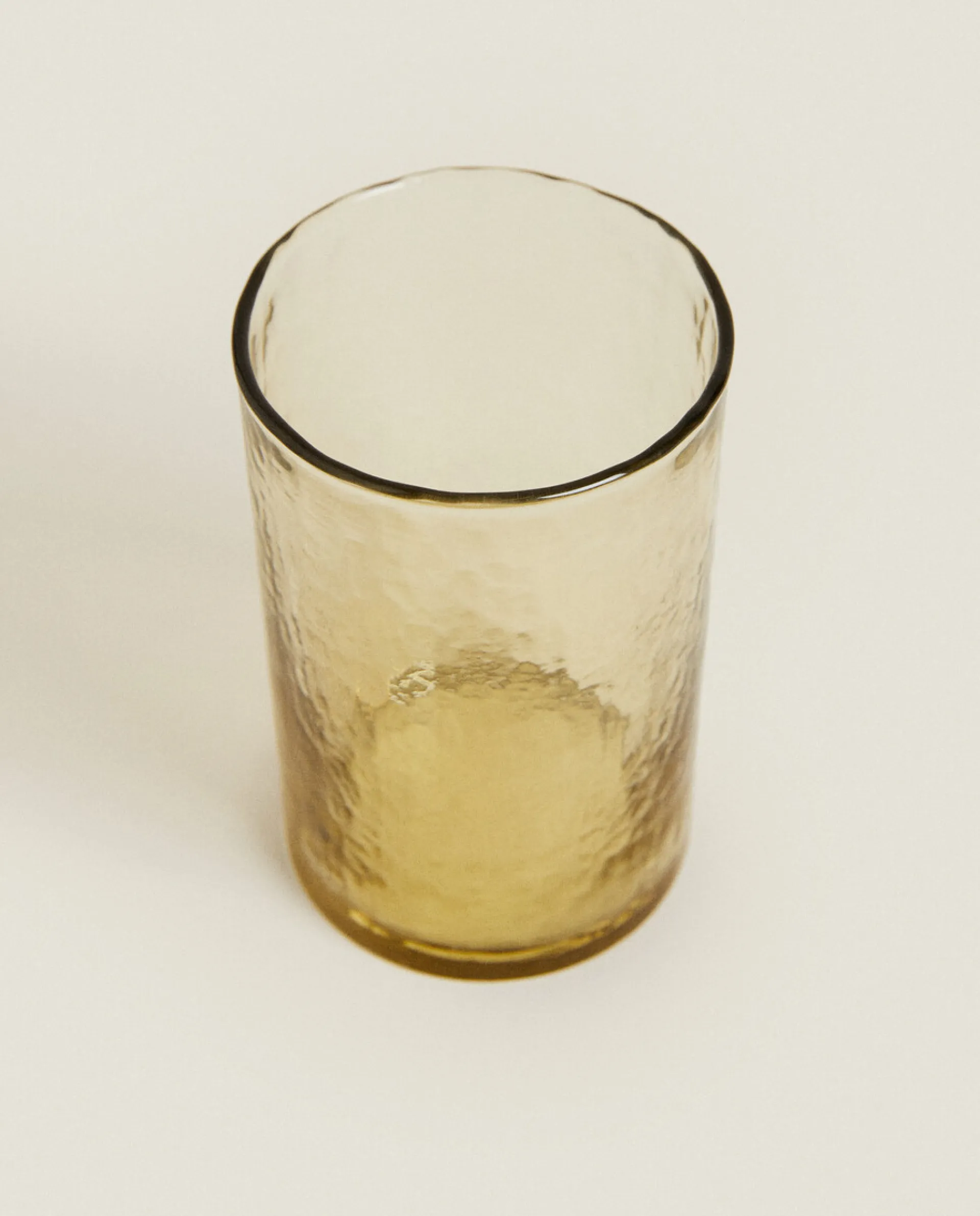 Tumblers*ZARA Home Hammered Glass Tumbler Brown