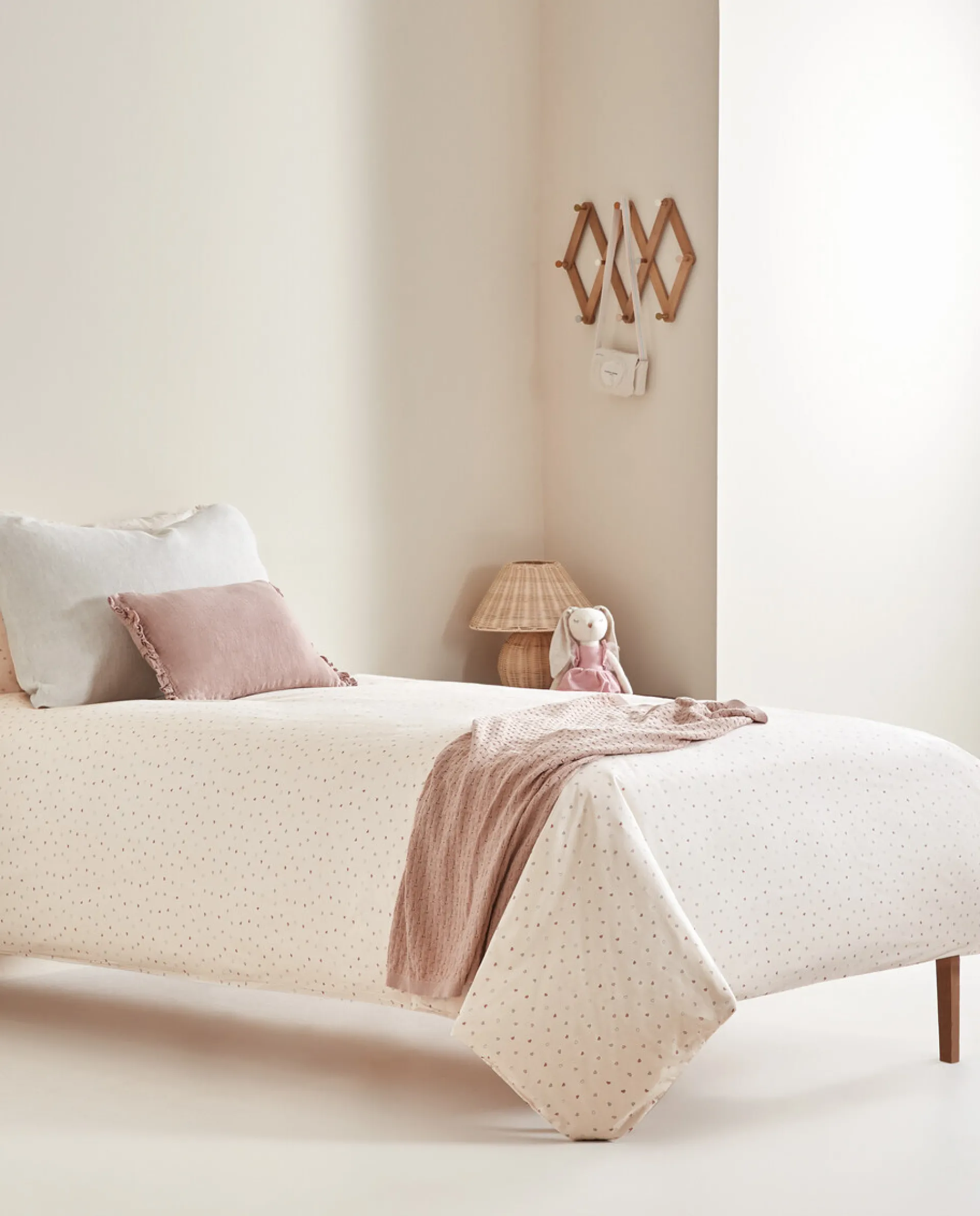 Duvet Covers*ZARA Home Heart Print Duvet Cover Pink