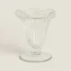 Glasses And Flutes*ZARA Home Ice-Cream Cup With Lines Transparent