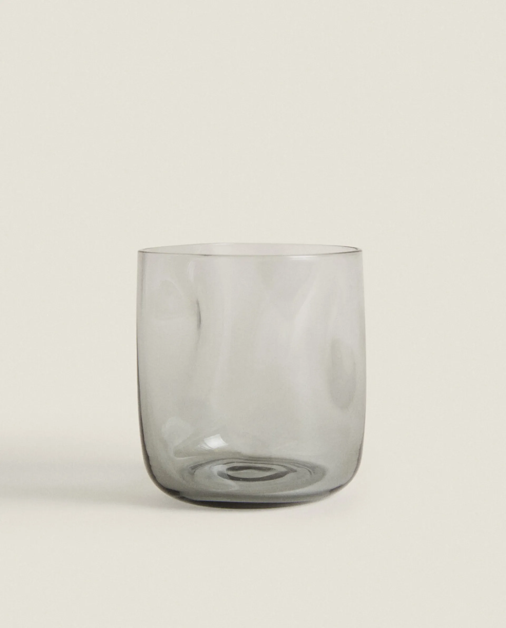 Tumblers*ZARA Home Irregular Glass Tumbler Grey/Blue