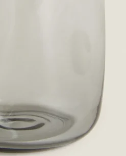 Tumblers*ZARA Home Irregular Glass Tumbler Grey/Blue