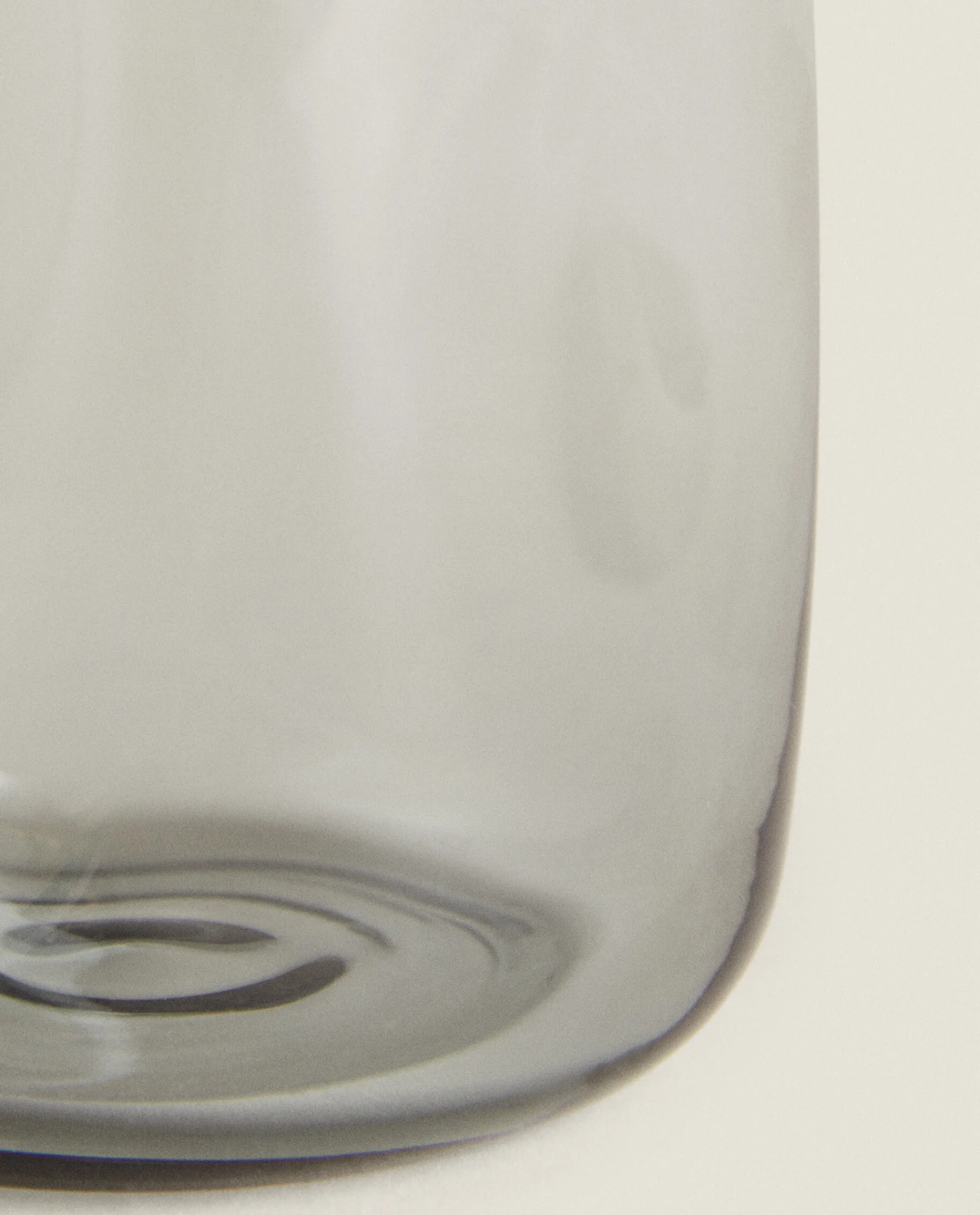 Tumblers*ZARA Home Irregular Glass Tumbler Grey/Blue