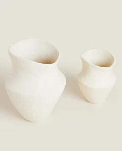Vases*ZARA Home Irregular-Shaped Vase Cream