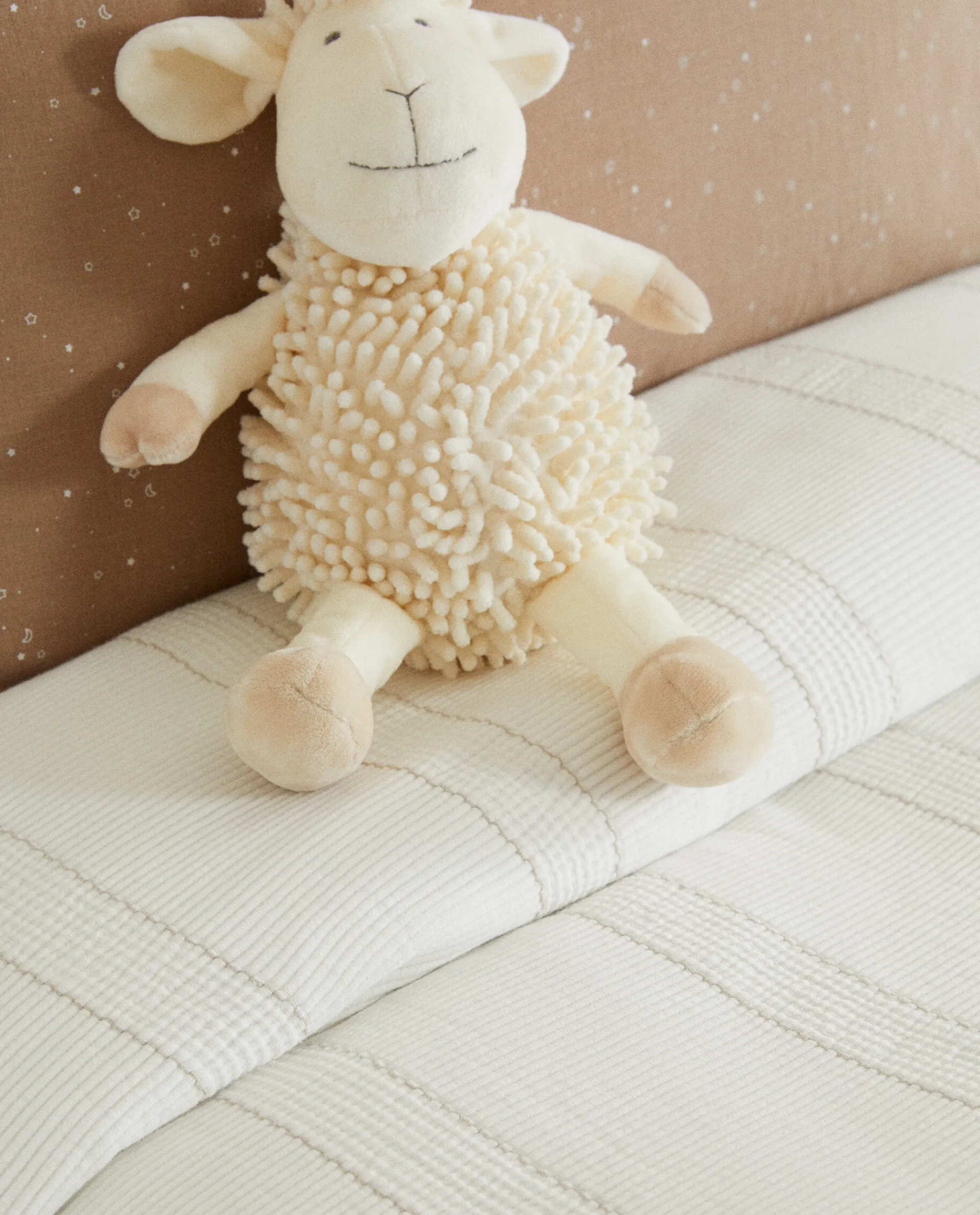 Crib Bedding*ZARA Home Jacquard Cotton Bedspread White