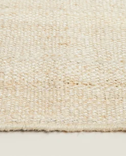 Solid*ZARA Home Jute Rug. Natural Colour