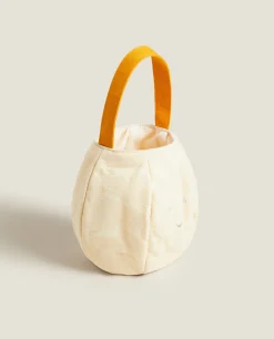 Playing*ZARA Home Kids' Halloween Mummy Candy Bag White