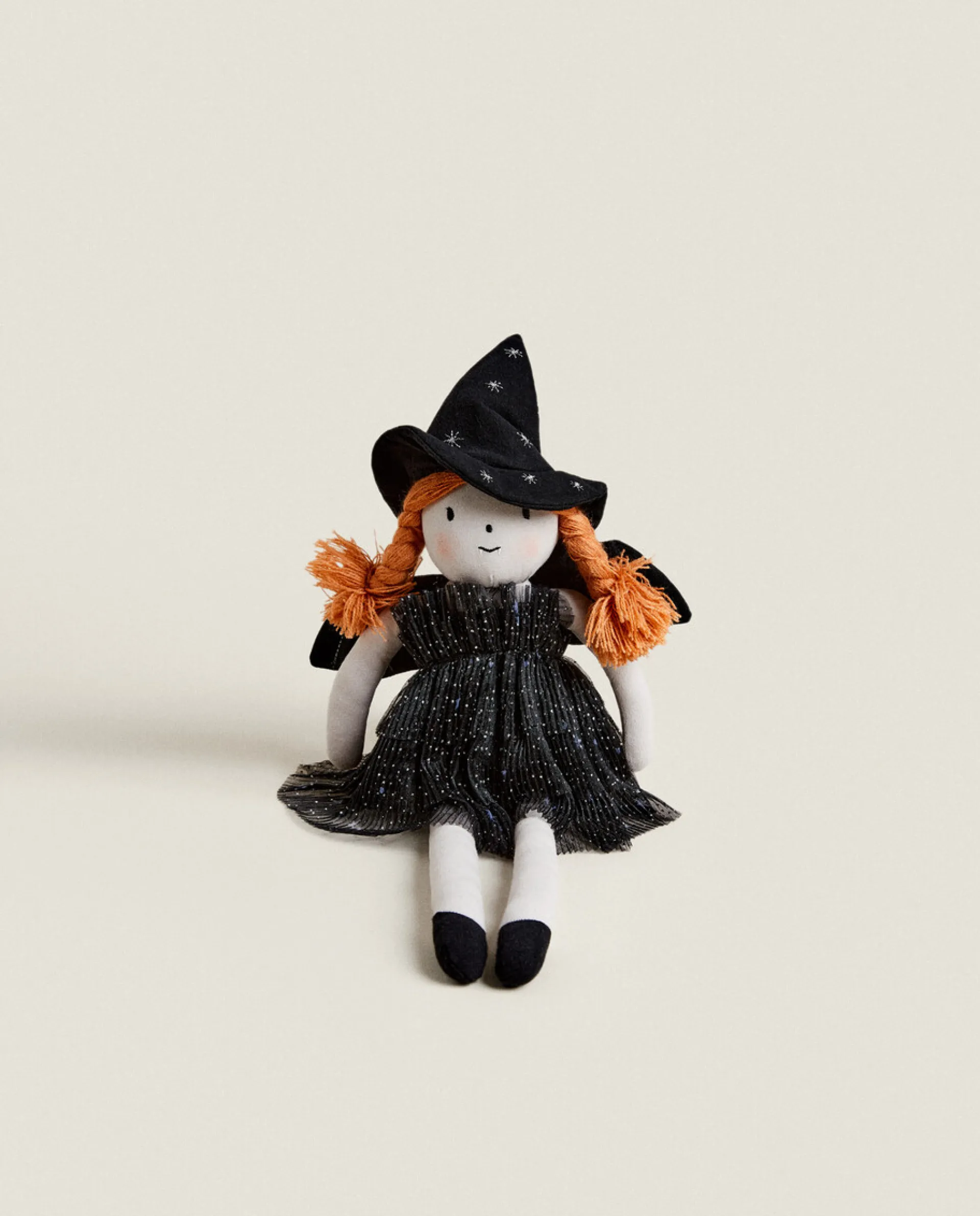 Playing*ZARA Home Kids' Halloween Witch Plush Toy Multicolored