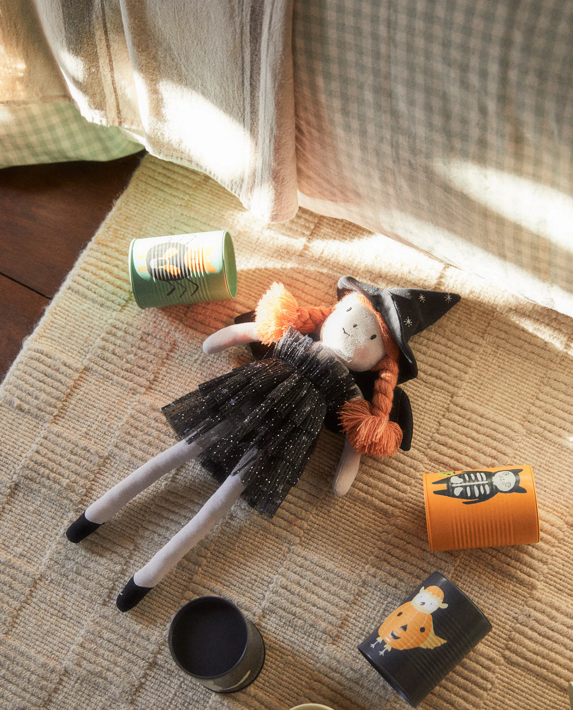 Playing*ZARA Home Kids' Halloween Witch Plush Toy Multicolored