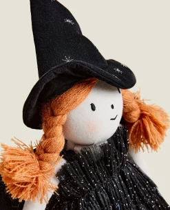 Playing*ZARA Home Kids' Halloween Witch Plush Toy Multicolored