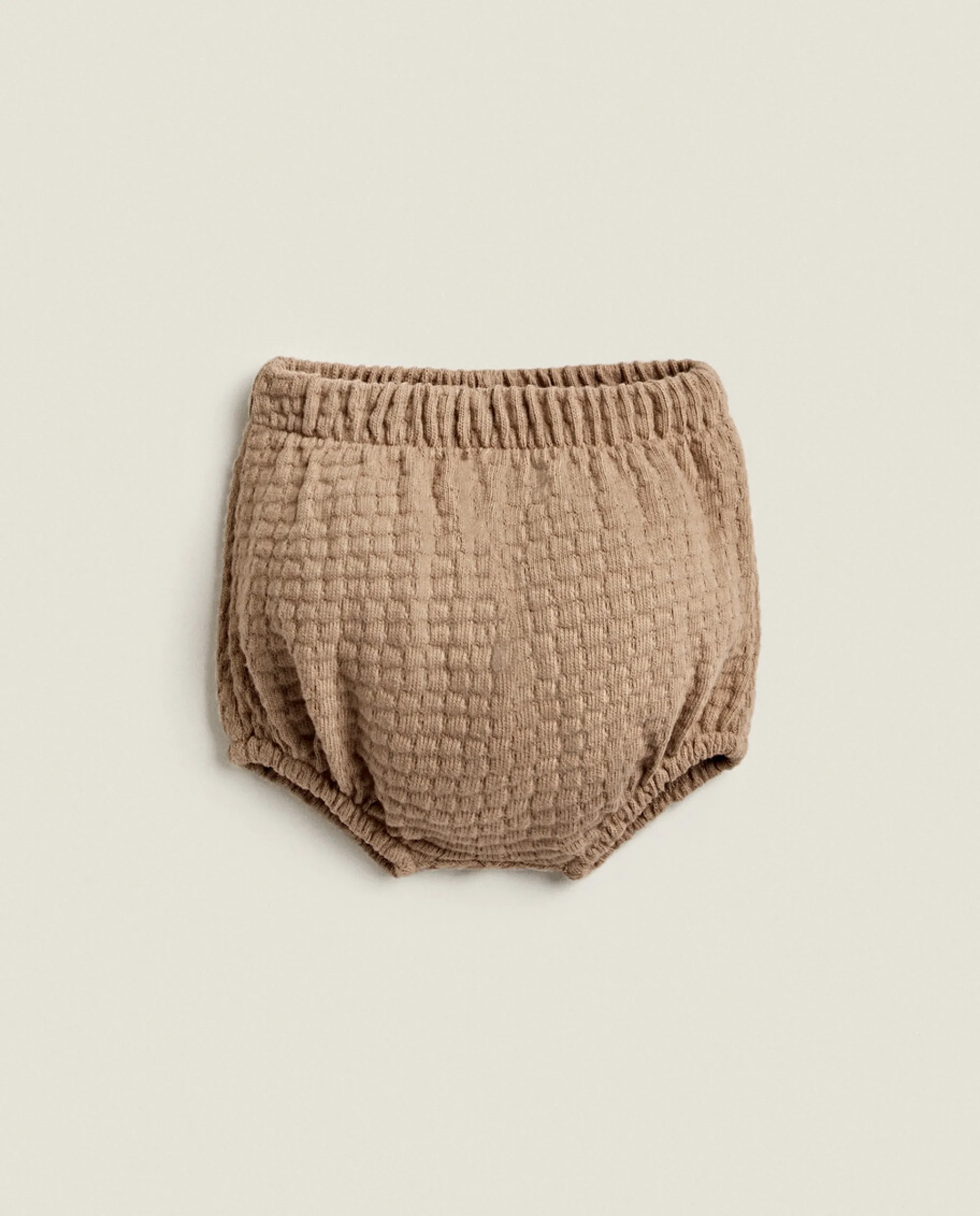 Clothing And Footwear*ZARA Home Knit Baby Bloomers Brown