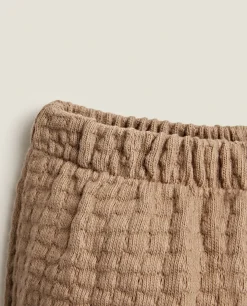 Clothing And Footwear*ZARA Home Knit Baby Bloomers Brown