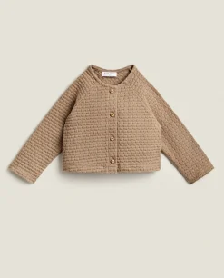 Clothing And Footwear*ZARA Home Knit Cardigan Brown