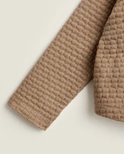 Clothing And Footwear*ZARA Home Knit Cardigan Brown