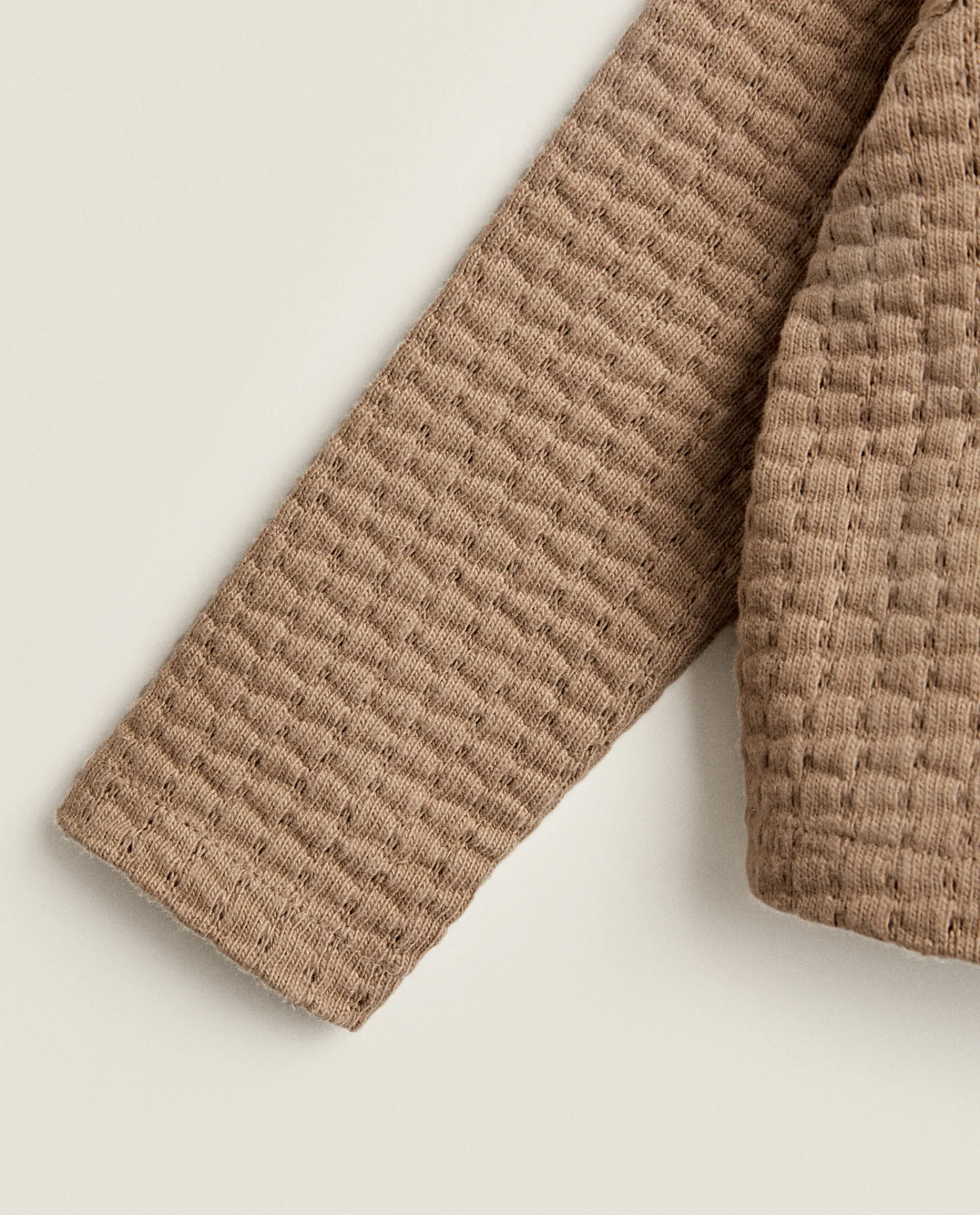 Clothing And Footwear*ZARA Home Knit Cardigan Brown