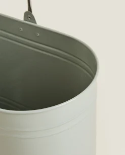 Garden*ZARA Home Lacquered Steel Bucket Green
