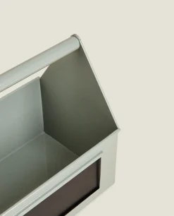 Garden*ZARA Home Lacquered Steel Gardening Box Green