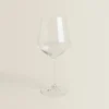 Glasses And Flutes*ZARA Home Large Bohemia Crystal Wine Glass Transparent