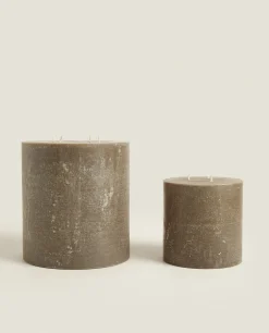 Candles*ZARA Home Large Candle Grey