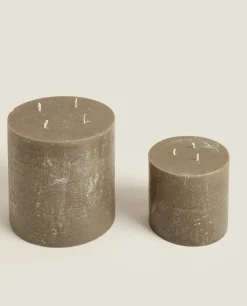 Candles*ZARA Home Large Candle Grey