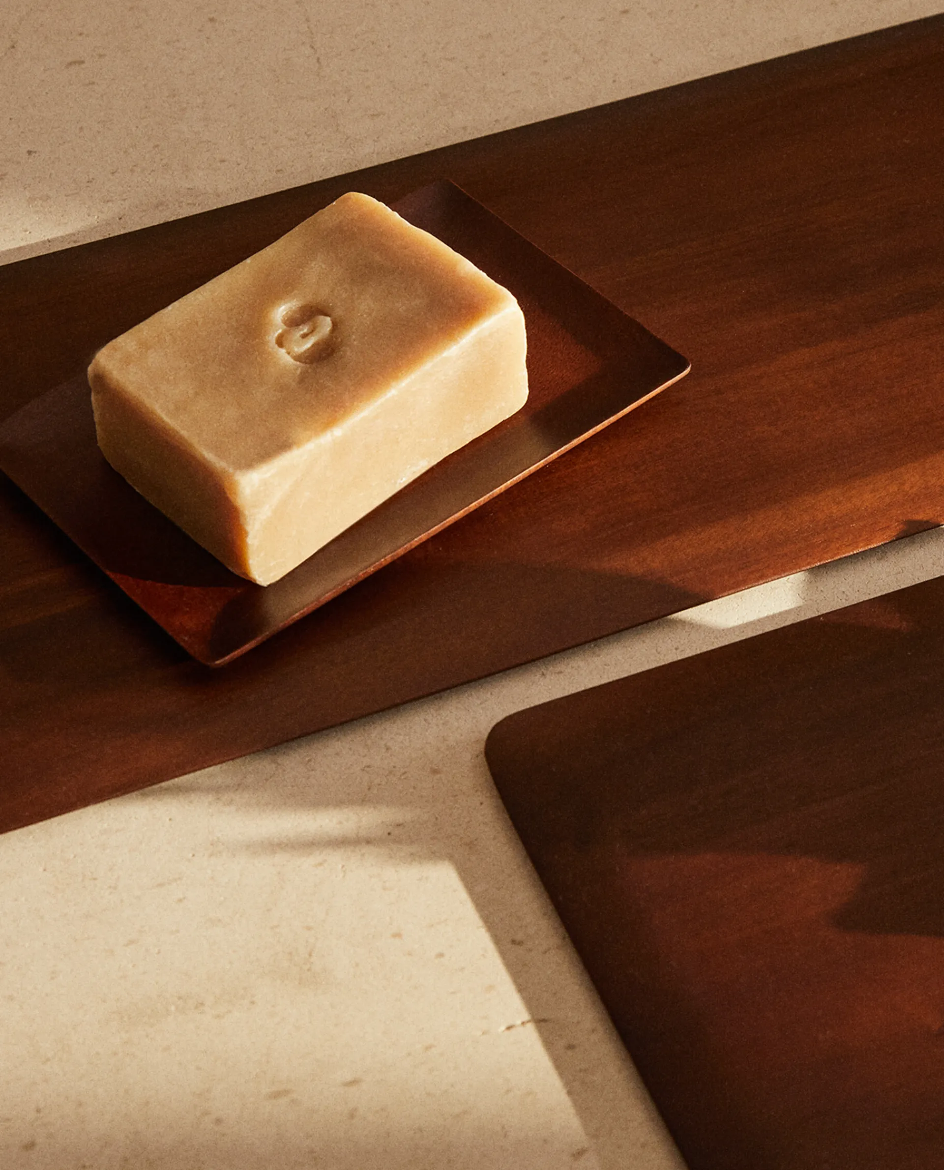 Trays & Candles*ZARA Home Large Flat Wood Tray Natural Colour